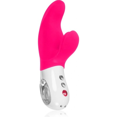 FUN FACTORY Miss Bi вибратор със стимулиране на клитора Pink/White 17 см