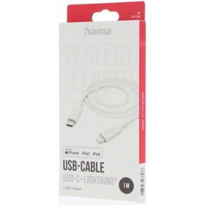 Hama 201598 MFi USB-C Lightning pre Apple, 1m