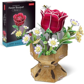 CubicFun Пъзел 3D Flower Bouquet Роза 120ч (1011686F)