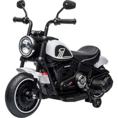 Mamido detská elektrická motorka Chopper Faster bílá