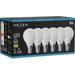Mexen Nova 6x LED крушка E14, G45, 5W, Топла - 3000K, 525 lm - L101-E14-0530-01x06 (L101-E14-0530-01x06)