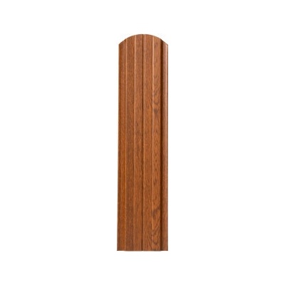 Covernit Plechová plotovka Unico oblá 100 cm 100 x 115 x 09 cm zlatý dub