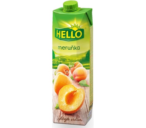 Hello meruňka 1 l