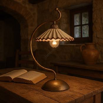 Onli - Настолна лампа ROSINA 1xE14/6W/230V бронзов (OL0469)