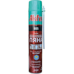 Akfix Ръчна полиуретанова пяна akfix 805 750 мл
