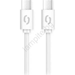 ALIGATOR DATKP47 - USB кабел USB-C към USB-C, 100W Power Delivery, 1, 5 m, бял (PH0019)