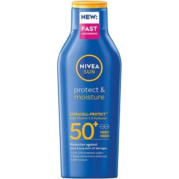 Nivea Sun Слънцезащитен лосион Protect & Moisture, SPF50+, 400 ml