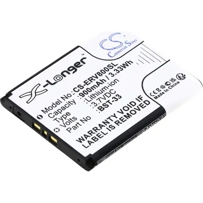 Cameron Sino Батерия за мобилен телефон Sony Z800, G700, K800i, Z750 BST-33 LiIon 3, 7V 900 mA Cameron Sino (CS-ERV800SL)