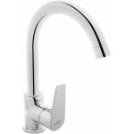 INVENA Кухненски смесител Invena Dokos с едноръкохватков механизъм, хром (BZ-19-001-V)
