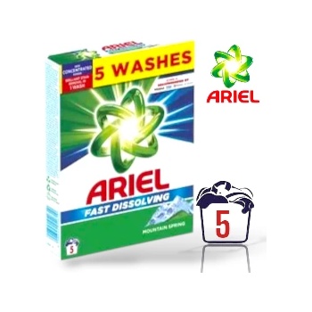 Ariel Fast Dissolving Mountain Spring Прах за пране 5пр