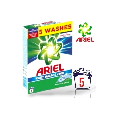 Ariel Fast Dissolving Mountain Spring Прах за пране 5пр