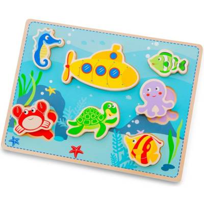 Woet by New Classic Toys vkládací puzzle moře