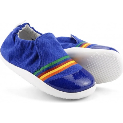 Bobux Barefoot první botičky xplorer scamp blueberry + red rainbow 19