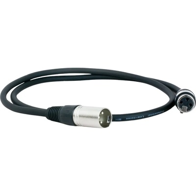 Master Audio Кабел Master Audio - PMC623/1, F-XLR/M-XLR, 1 m, черен (PMC623/1)