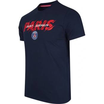 Fan-shop tričko PSG Paris Slogan blue