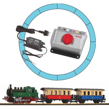 Piko G Стартов Сет Пътнически Влак с Парен Локомотив br 80 (37130)