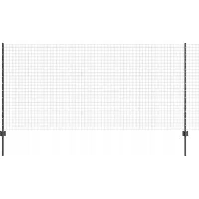 Oplocení ze svařovaného drátu s 10 sloupky Šedý 1,2x10 m Ocel