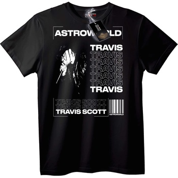 NOONEBRAND Тениска Travis Scott Astroworld - L, Black