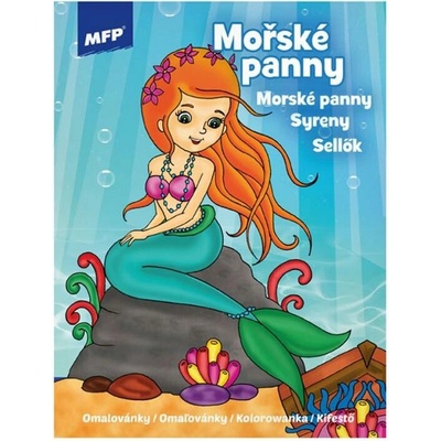 Maľovanka A4 Morská panna