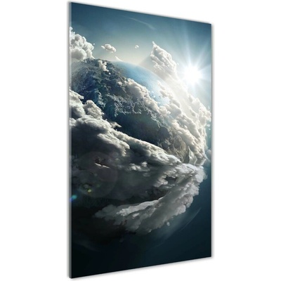 Vertikálny foto obraz sklo tvrdené Planéta Zem 50x100 cm