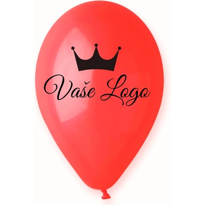 Svet balonku Balónik s logom Červený 26 cm