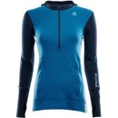 Aclima WarmWool Hood Sweater Net W Navy Blazer / Blue Sapphire / Azure Blue