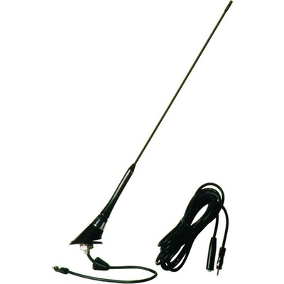Carpoint Anténa VW s vestavěným zesilovačem signálu 12V 46cm - černá