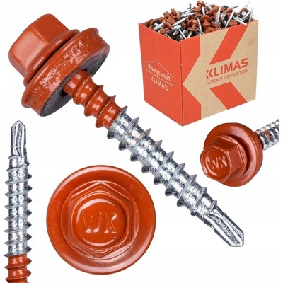 Strešné farmárske vruty 4,8X35 mm - RAL 8004