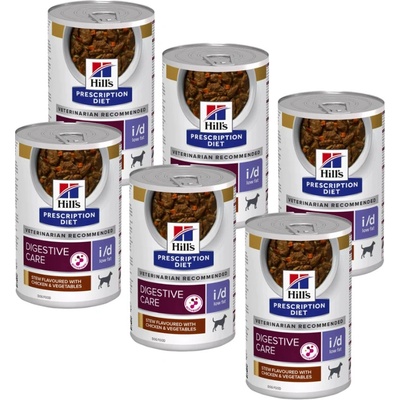Hill´s PD Prescription Diet Canine i/d Low Fat gulasz 6 x 354 g