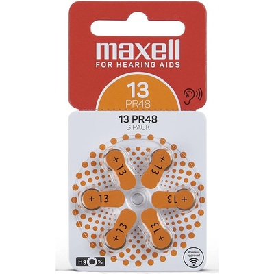 Maxell AZ13 PR48 6ks 4043752334517