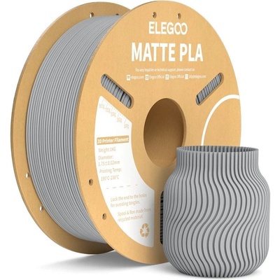 Elegoo PLA Matte 1,75 mm 1kg Cardboard Spool Slate Grey ELEEG240437