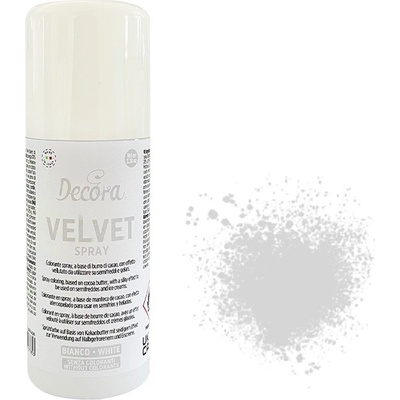 Decora Velvet sprej White Biely 100 ml