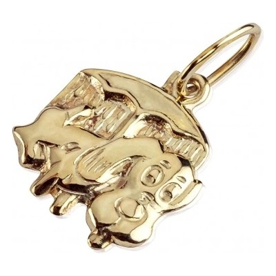 Luxur Přívěsek Doggie s motivem pejska žluté zlato 32 2 1122.0Z00.0.00.000.21
