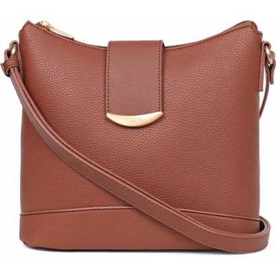 Hexagona dámská crossbody kabelka Reane hnědá