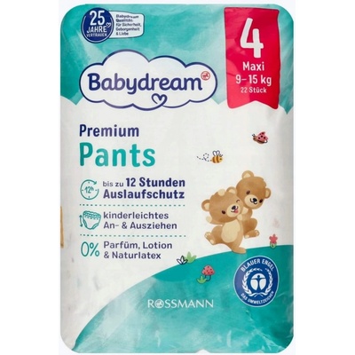 Babydream Premium Maxi 9–15 kg 4 22 ks