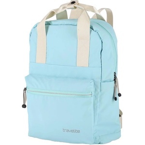 Travelite Basics Canvas Backpack Light blue