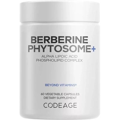 Codeage Berberine Phytosome+ | with Alpha Lipoic Acid [60 капсули]