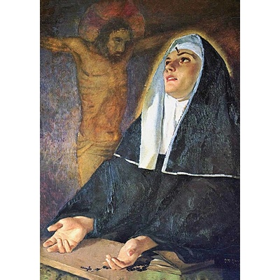Sv. Rita (ikona 347) Rozměry cm: D - 20x30cm