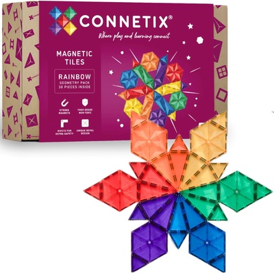 Connetix Rainbow Geometry 30 ks