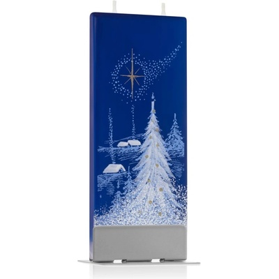 FLATYZ Holiday Christmas Night with a Star свещ 6x15 см