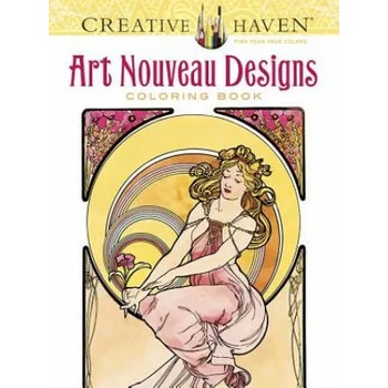 Creative Haven - Art Nouveau Designs Coloring Book