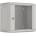 Lanberg rack cabinet 19" wall-mount 9U/540x350 (flat pack) with glass door grey (WF03-5309-10S)