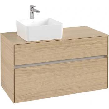 Villeroy & Boch Шкаф Collaro, 1000 x 548 x 500mm с две чекмеджета, северен дъб (C03900VJ)