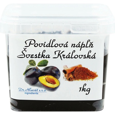 Dr. Hlaváč Povidlová náplň ŠVESTKA KRÁLOVSKÁ se skořicí a rumem 1 kg