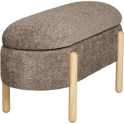 House Nordic Пуф със съхранение House Nordic Branca 98 x 41 x 48 cm (1409001)