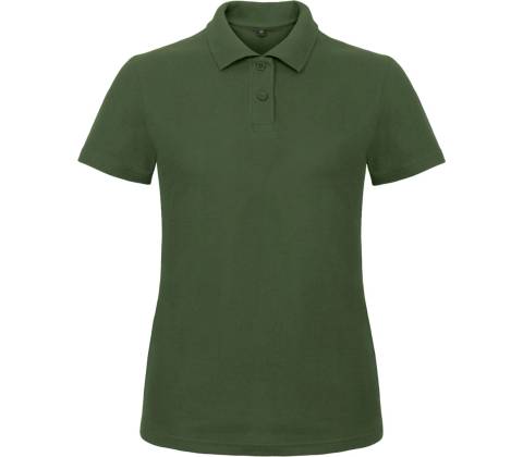 Dámska polokošela B&C Basic zelená