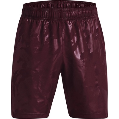 Under Armour Къси панталони Under Armour Men's Emboss Performance Gym Shorts - Maroon