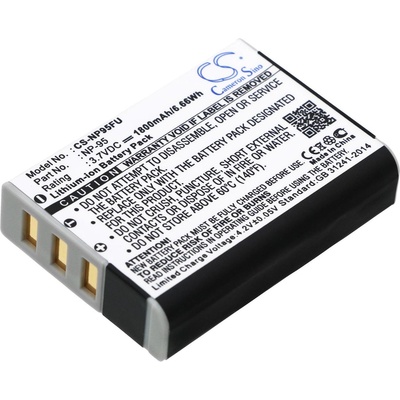 Cameron Sino Батерия за Fujifilm Finepix F30, Ricoh Gxr и други, 1800 mAh, Li-Ion (CS-NP95FU)