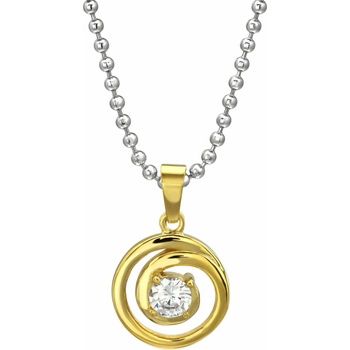 Image 1 of Bijutanki Колие от Медицинска Стомана - Позлатен Кръг