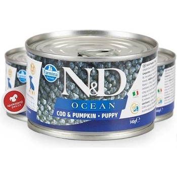 N&D Dog Ocean Puppy Codfish & Pumpkin 140 g